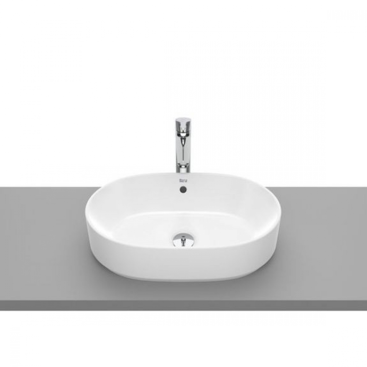 Roca A3270Y1000 The Gap 檯上洗手盆 - 歐洲製造，橢圓形設計